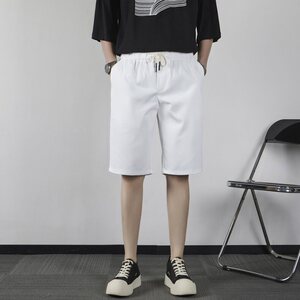 短裤夏男士休闲薄款五分裤工装男士裤宽松运动系绳沙滩裤 VS853图片