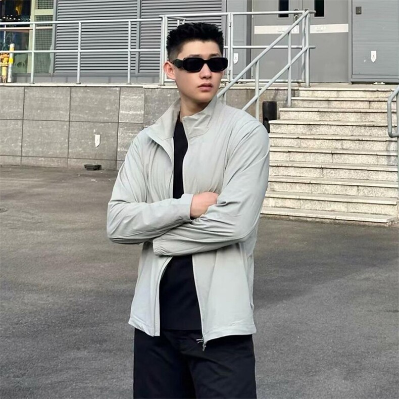 春夏款高品质冰感速干防晒服男女休闲户外运动外套透气机能风夹克,男装防晒衣,电商A486