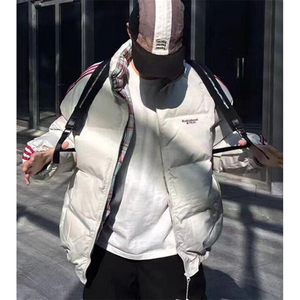 条纹撞色情侣棉衣男女冬季短款立领面包服棉服外套 MJ27图片