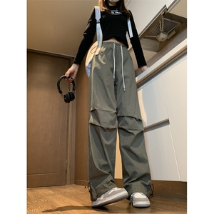 24潮牌欧美高街vibe工装抽绳伞兵裤BK2311-P60控88图片
