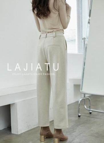 冬季新款呢料裤子，女装，拉嘉图