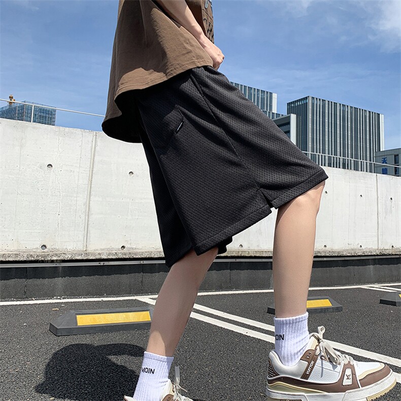 8XL-M特大码短裤男宽松运动裤夏季休闲裤户外冰丝五分裤DK1530P25,男装休闲裤,电商D206-1