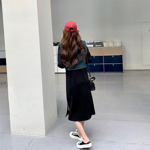 【bao款现货】2024新款女装春装休闲牛仔两件套266-P135-K188图片