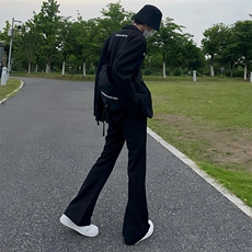 纯色cleanfit冰丝裤子马吉拉那不勒斯微喇西裤XK01-TP30，男装西裤，星座310A-4