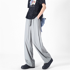 YK302-P45-高品质高弹力冰皮垂感冰凉休闲裤面料：锦纶78氨纶22，男装休闲裤，电商A429