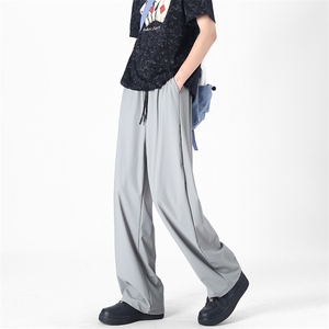 YK302-P45-高品质高弹力冰皮垂感冰凉休闲裤 面料：锦纶78氨纶22图片