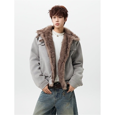 2025冬季座山雕毛领棉服外套男女加绒美式棉衣外套男MF412-P108，男装棉衣，星座412-3
