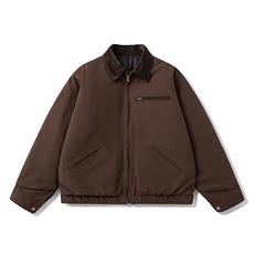 现货4色翻领秋冬飞行服棉服情侣装夹克复古外套，男装棉衣，电商A105