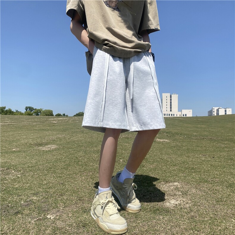 抖音品质夏季新款潮流设计宽松休闲短裤B315-K24134-特p25控48,男装牛仔裤,电商B315
