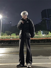 乐上不上嗷！水洗微喇叭牛仔裤盗图必究！，男装牛仔裤，星座310A-4