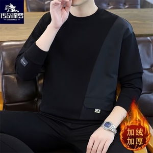 1506-1/WJA311/P44男式休闲卫衣男装潮大码宽松加绒长袖t恤图片