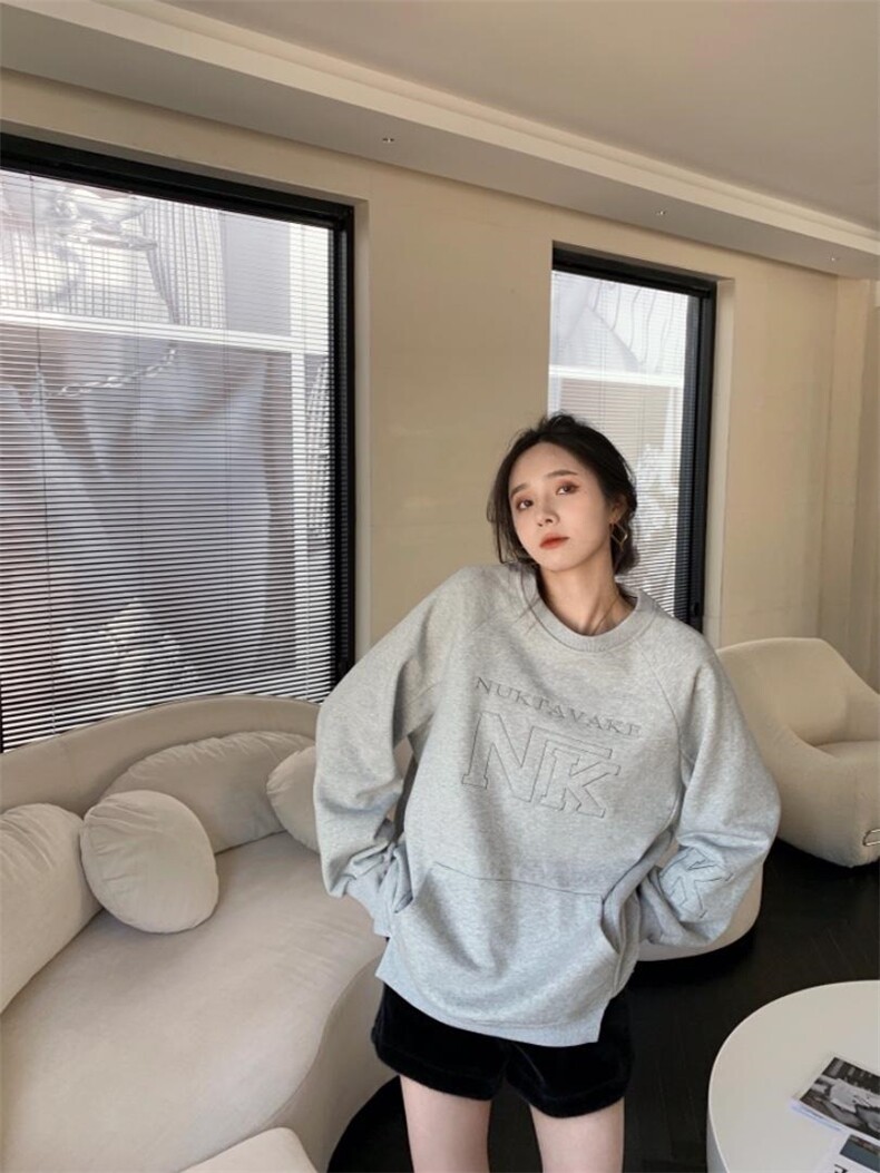 韩味卫衣，女装卫衣/绒衫，卡希妮(5F)