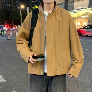 美式vintage豹纹衬衫夹克牛仔短袖外套设计感JK02528-P90