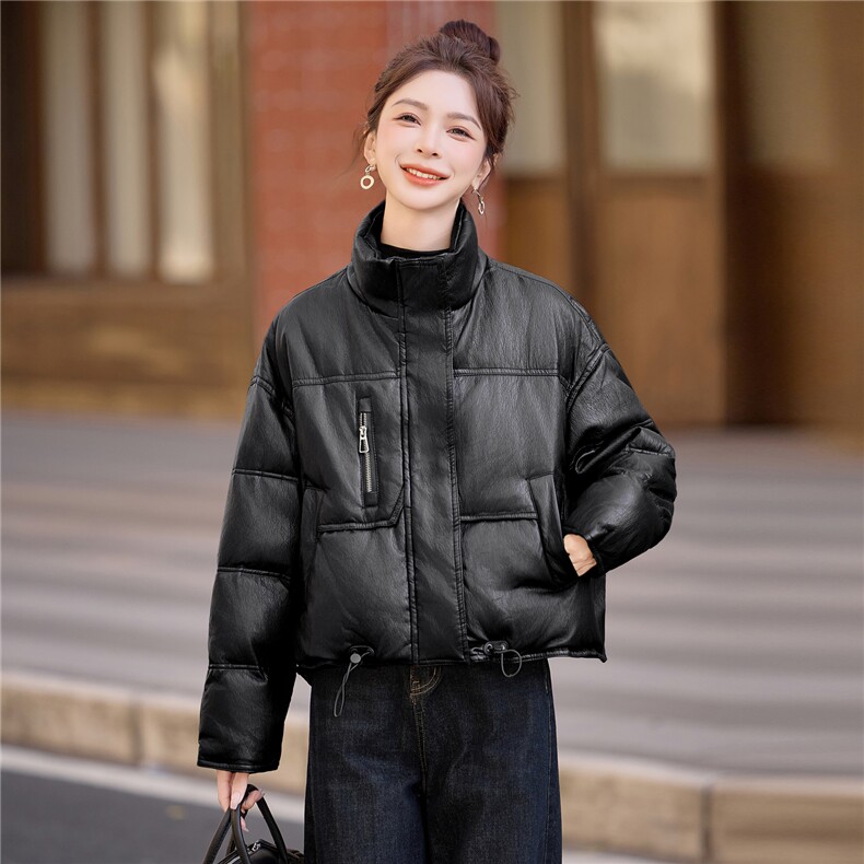 2025年冬季短款,女装羽绒服,浪花E族（衣布洛）