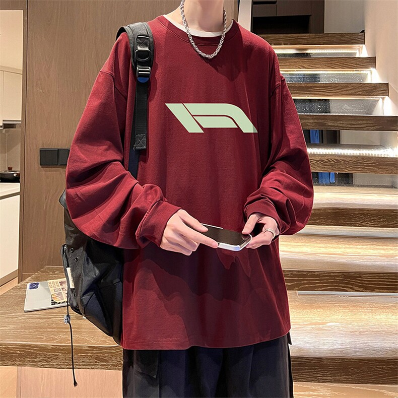 抖音得物供货量大从优可提供视频美式长袖T恤CT735特P25,男装T恤,电商A486-1