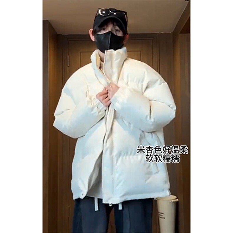 舒适加棉潮流立领棉衣外套男士青少年保暖抽绳棉袄M2911特P45控68图片