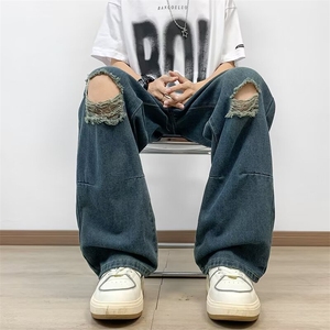 2024美式牛仔裤男款直筒长裤潮 N6118 P42图片