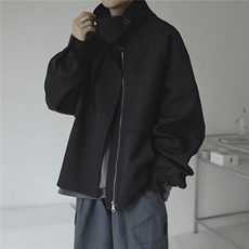 轻奢韩版秋装立领开衫夹克高领外套JK1003-P125，男装夹克，星座216(原A116)