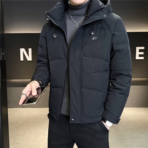 标50绒 连帽羽绒服男冬季2025新款加厚短款外套 A313-2631-P235图片