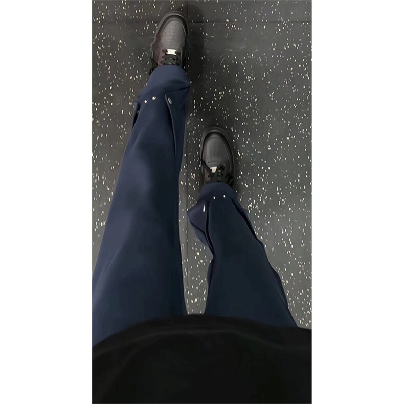 秋季美式高街运动铆钉休闲卫裤货号K2485特P4578,男装休闲裤,电商A063