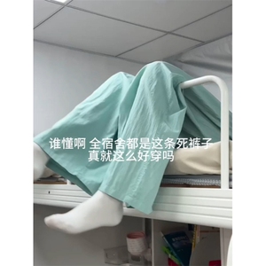 山本裤男慵懒风日系裤夏季薄款多巴胺穿搭阔腿休闲长裤SBK01-P50图片