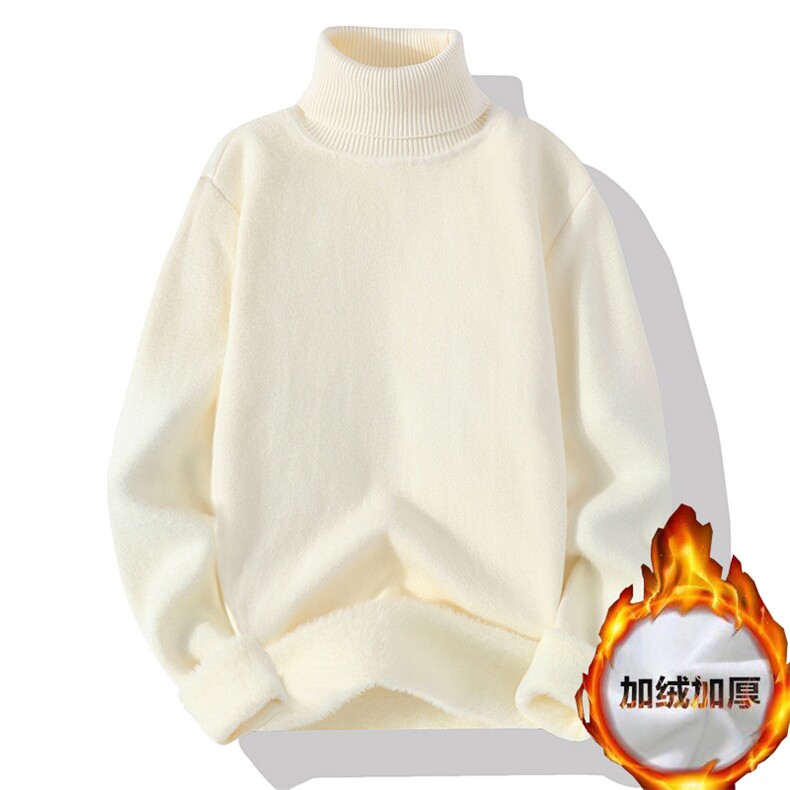 2025秋冬季新款高领一体绒毛衣休闲大码针织衫男上衣8186-P45，男装针织衫/毛衣，星座301D(原星座1004-8）