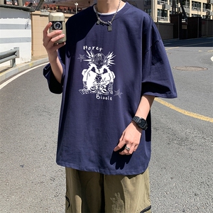 量大优 供视频 220克美式短袖t恤T3166得物直播有280克品质图片
