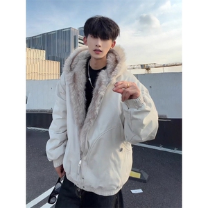 现货~自制高品质 毛领座山雕棉服加厚保暖棉衣 MF002 P90图片