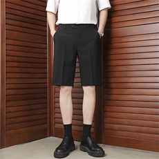 西装短裤男宽松直筒5分裤子外穿韩版潮流西裤夏季百搭休闲五分裤，男装西裤，星座505-2（原电商A260-1)