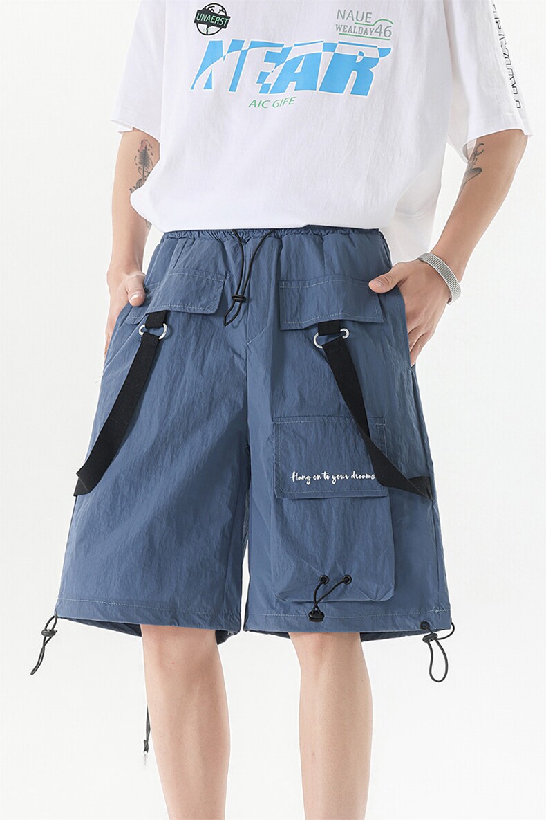8XL-M特大码肌理感五分裤户外登山裤冲锋裤短裤男DK1502P49控68,男装休闲裤,电商D206-1