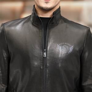 Z88011男士皮衣外套立领修身绵羊皮皮衣男P750图片