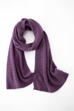 时尚红色针织围巾女士冬季保暖百搭韩版围脖优雅大气，围巾，戎咖羊绒