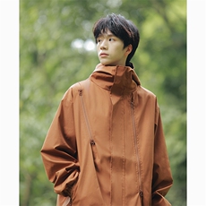 户外冲锋衣男秋季新款男士夹克纯色连帽外套潮流A266-JK8018-P45，男装夹克，电商A266