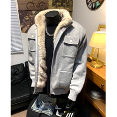 灰色加绒