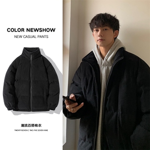 M-6XL 主推 新款灯芯绒面料冬季加厚宽松立领棉服XZ109-1-223-P88图片