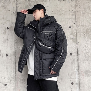 克莱因蓝羽绒服男大鹅绒面包服情侣短款外套 AW3112 P378 限428图片