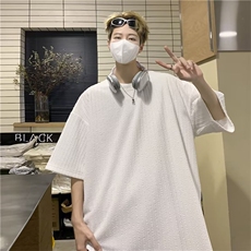 2023春夏季新款男休闲圆领短袖冰丝T恤T5563P25，男装T恤，星座1116-2
