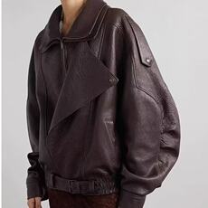 PU皮衣机车男帅气拉风痞帅高级感轻熟风夹克短款外套潮，男装夹克，星座716-3