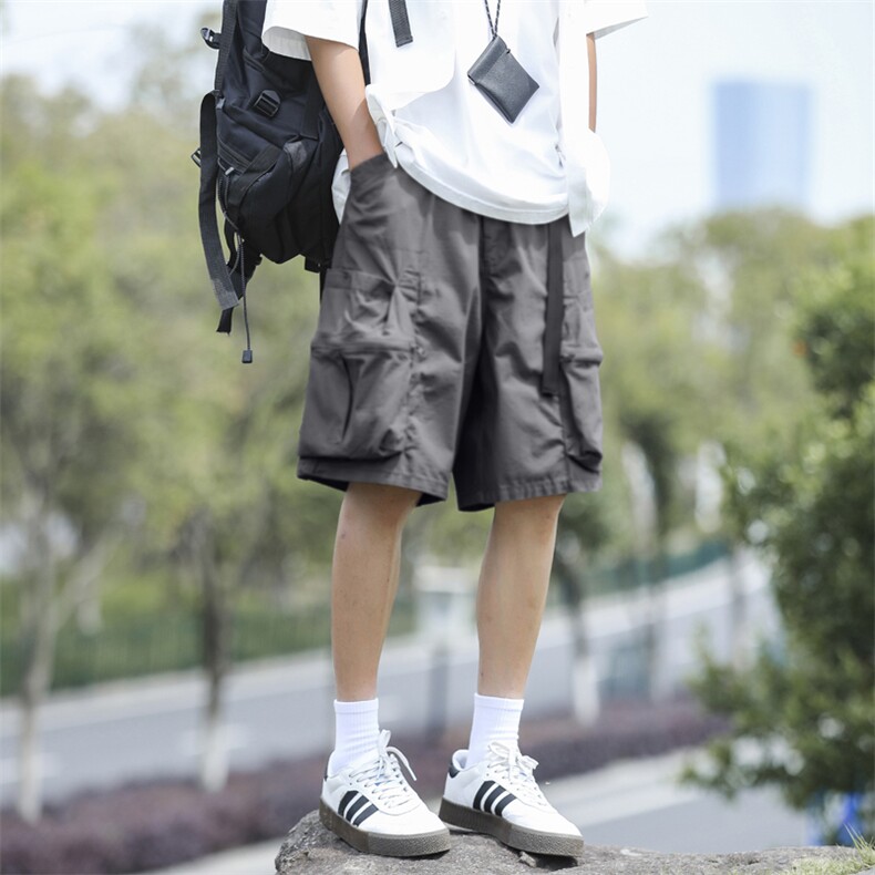 五分裤男士韩版潮流高街帅气大口袋2024夏季ins休闲短裤K5453-P48,男装牛仔裤,星座412-3
