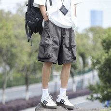 五分裤男士韩版潮流高街帅气大口袋2024夏季ins休闲短裤K5453-P48，男装牛仔裤，星座412-3