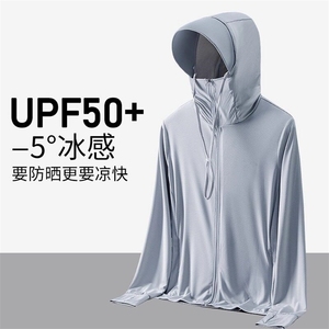 网图现货夏季防晒衣男士防紫外线薄款户外钓鱼透气皮肤衣RF01-P25图片