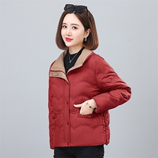 2025新款时尚休闲小羽绒服修身显瘦保暖外套，女装羽绒服，依恋蒂丝