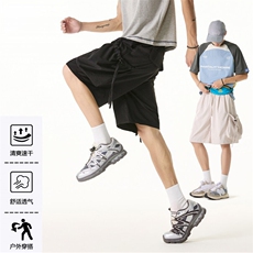 2025夏季新款户外机能大口袋冰丝宽松短裤B315-K25549-特p30控58，男装牛仔裤，电商B315
