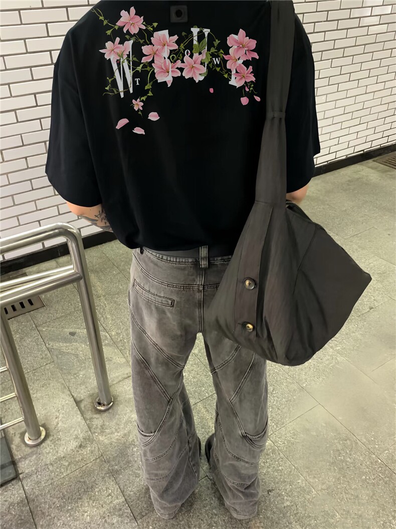 XZ809A/BBBT26/P20/控38重磅印花美式复古圆领T恤,男装T恤,星座809A(原222-1)