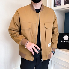 2025新款春季棒球服外套男潮牌帅气工装夹克上衣A313-JK9901-P98，男装夹克，电商A313-1