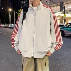 美式反光条拼接立领夹克户外休闲男女秋冬运动休闲外套HH1050P68，男装夹克，星座1013-5