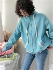 边卫衣，女装卫衣/绒衫，一颗柠檬