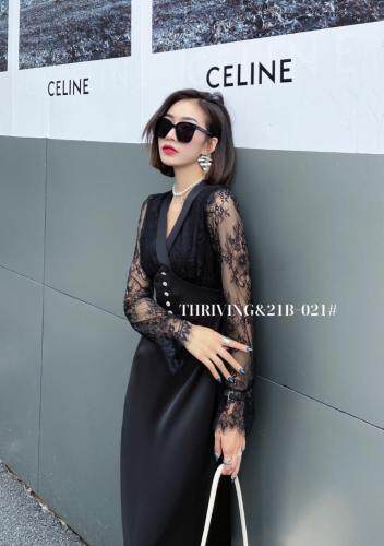 蕾丝袖连衣裙，女装连衣裙，斯瑞威