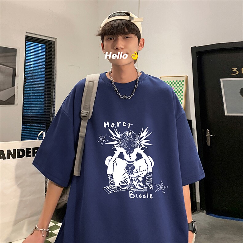 量大优供视频220克美式短袖t恤T3166得物直播有280克品质,男装T恤,电商A486