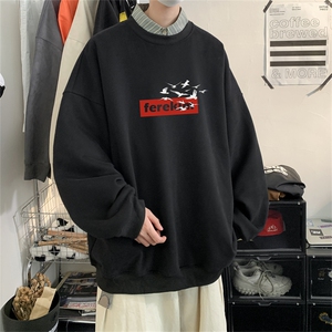 特P25控48 秋冬新款男士圆领卫衣宽松休闲日常百搭上衣WQ2431图片